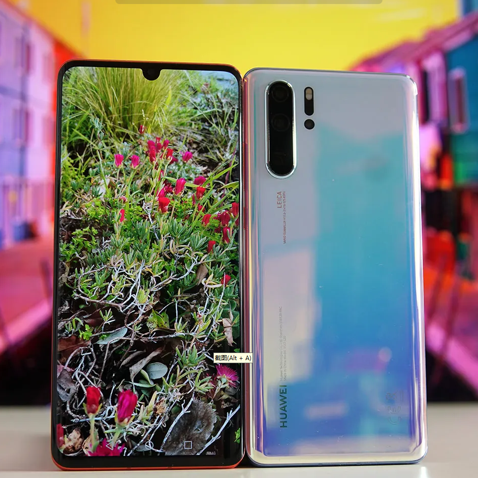 Huawei P30 Pro Original Écran Incurvé Empreinte Digitale 4G HD -Smartphone De Jeu 8Go de ROM 99% Nouveau