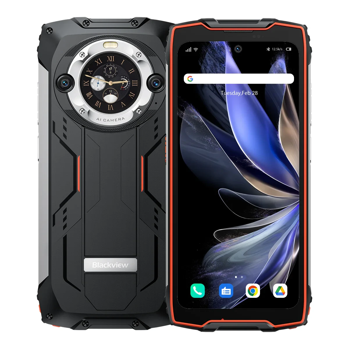 Blackview BV9300Pro Smartphone robuste Full Netcom étanche double écran 15080 mAh longue veille noir Full Netcom 4G officiel