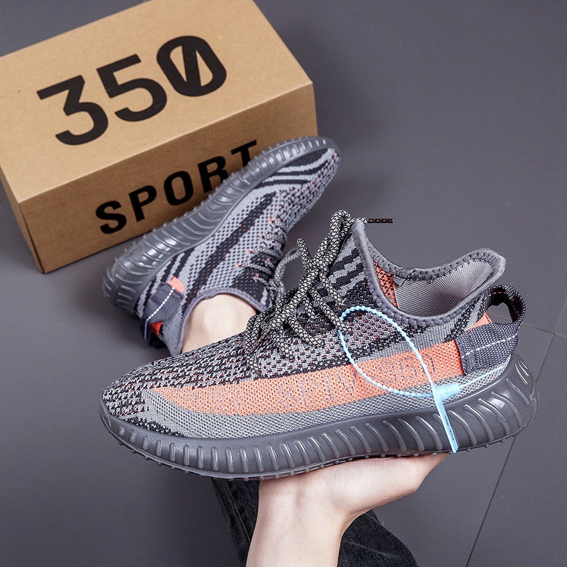 Baskets Yeezy pur yuan 350 étoiles Sneakers en maille volante pour hommes au printemps, été et automne - nouvelles chaussures de course de sport - shoes à la mode