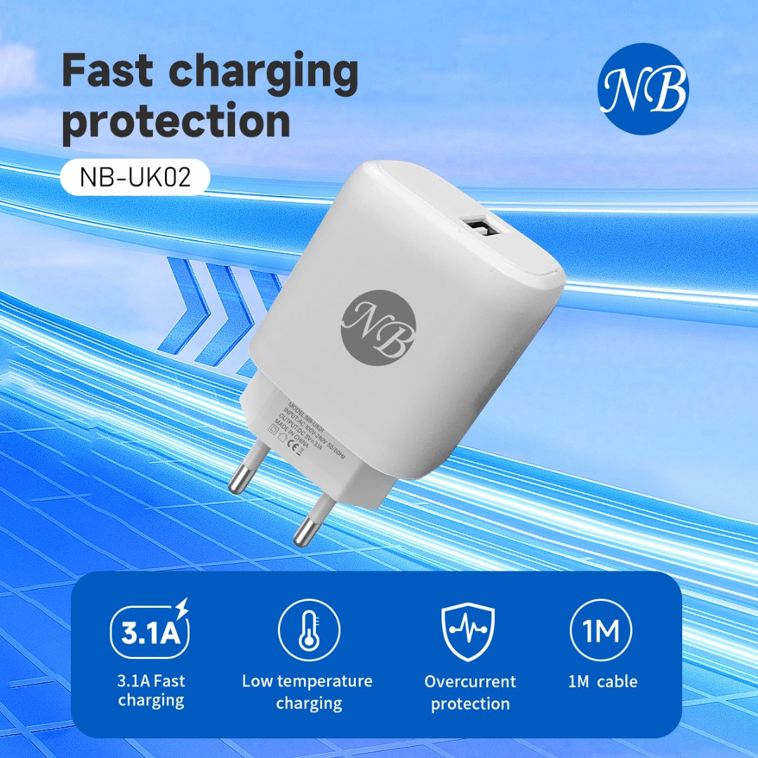 Tête de charge rapide NB UK02 - Protection de charge - tête pour câble de chargeur