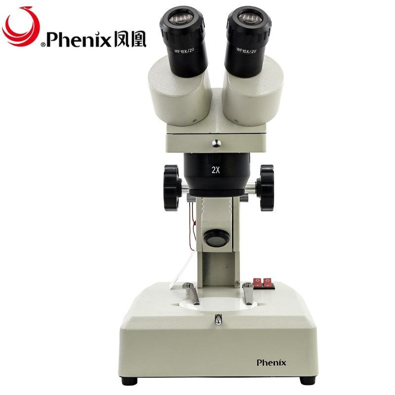 Phoenix XT-III-40X Microscope stéréo à grossissement fixe Réparation de téléphone portable Anatomie des insectes Source de lumière supérieure et inférieure Réparation électronique