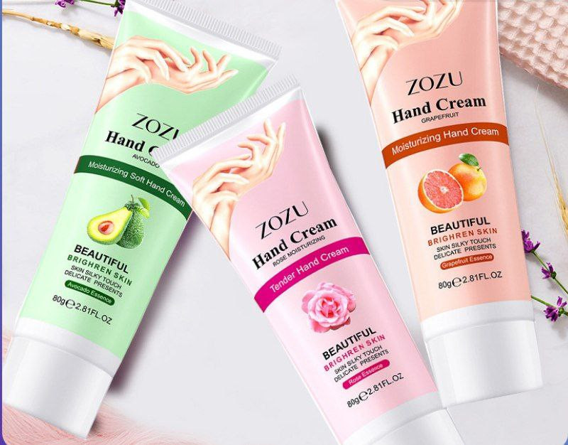 Crème pour les mains aux fruits ZOZU transfrontalière Crème pour les mains d'automne et d'hiver Masque facial 80g