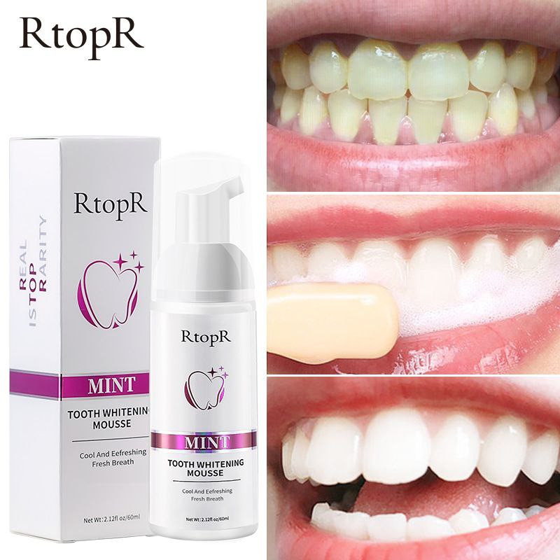 Mousse de nettoyage des dents RtopR 60 ml RtopR044 modèle transfrontalier de blanchiment des dents