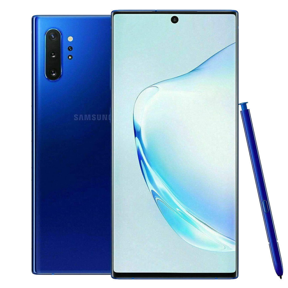 Samsung Galaxy Note10 + 5G Téléphone portable d'occasion Prise de vue à distance S Pen - Note plus 95% nouveau 12GB de ROM