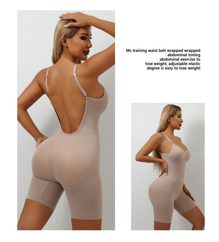 Boxer une pièce européen et américain, resserrement abdominal, lifting des fesses, modelage du corps, maintien de la poitrine, amincissement post-partum, corset grande taille