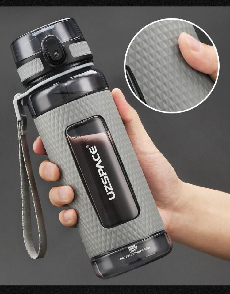 Youzhi tasse d'eau de sport de grande capacité pour hommes et femmes bouteille d'eau de fitness portable en plein air anti-chute en plastique