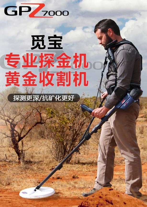 Minelab - GPZ 7000 Détecteur d'or extérieur de précision - Appareil de recherche de métaux