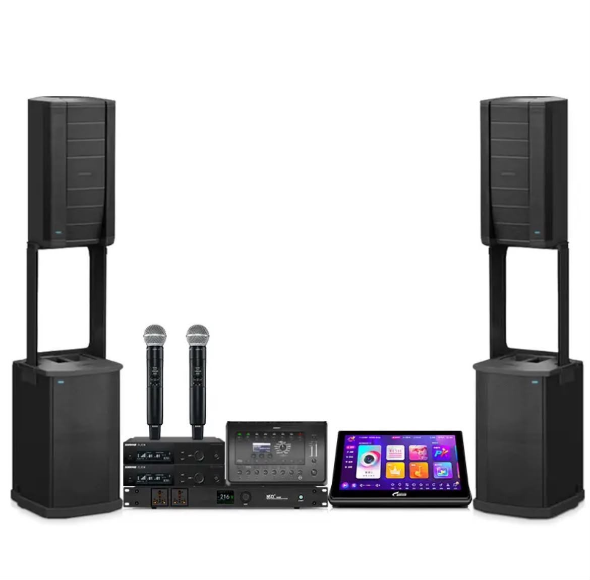 Enceinte à réseau flexible Bose F1 812 – Enceinte de sonorisation active pour événements
