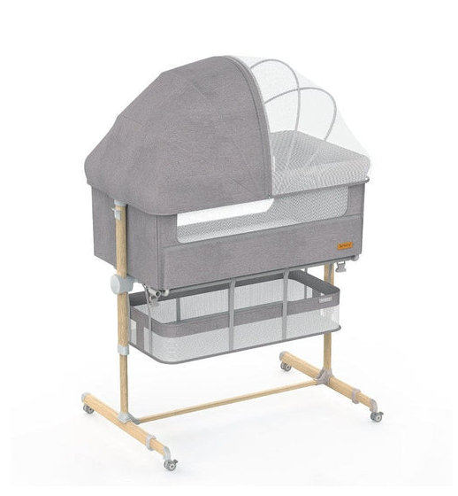 besrey Lit/Berceau Cododo avec Matelas, Bebe cododo d'Appoint pour Bébé, Hauteur Réglable, Inclinable, Compatible avec Différents Lits, Facile à Installer et à Transporter, 6 Mois-9 kg