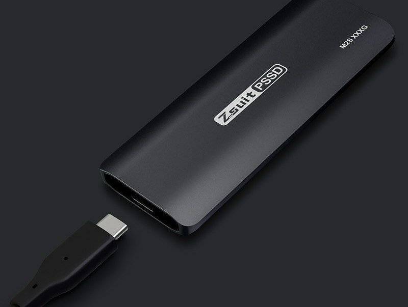 Z-SUIT Disque Dur Externe SSD Ordinateur Portable metal Ssd Solid State Mobile Portable Disque dur 1TB Type à grande vitesse C33