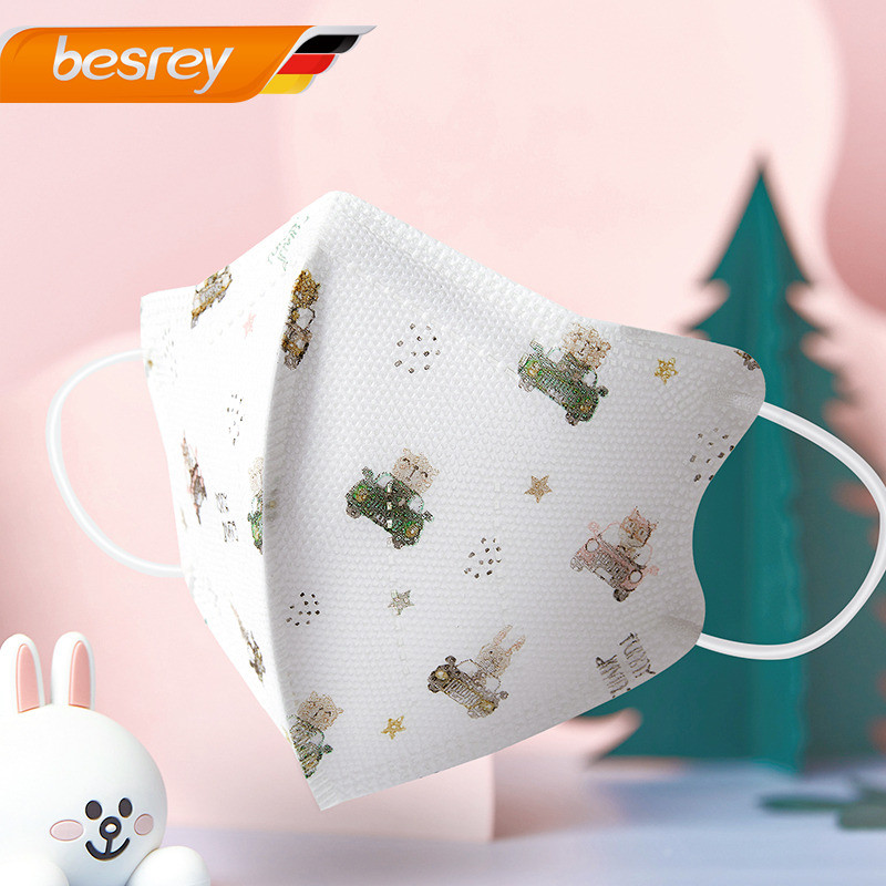 besrey/Masques model 3D & Cache nez pour Enfants – Vente en Gros, 3 Motifs Ludiques et Confortables Ludiques et Colorés