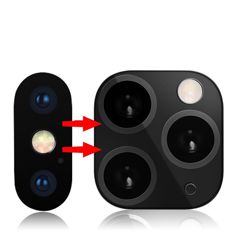 Couvre camera pour changer votre Iphone X, XS et XS MAX en Iphone 11 Pro max