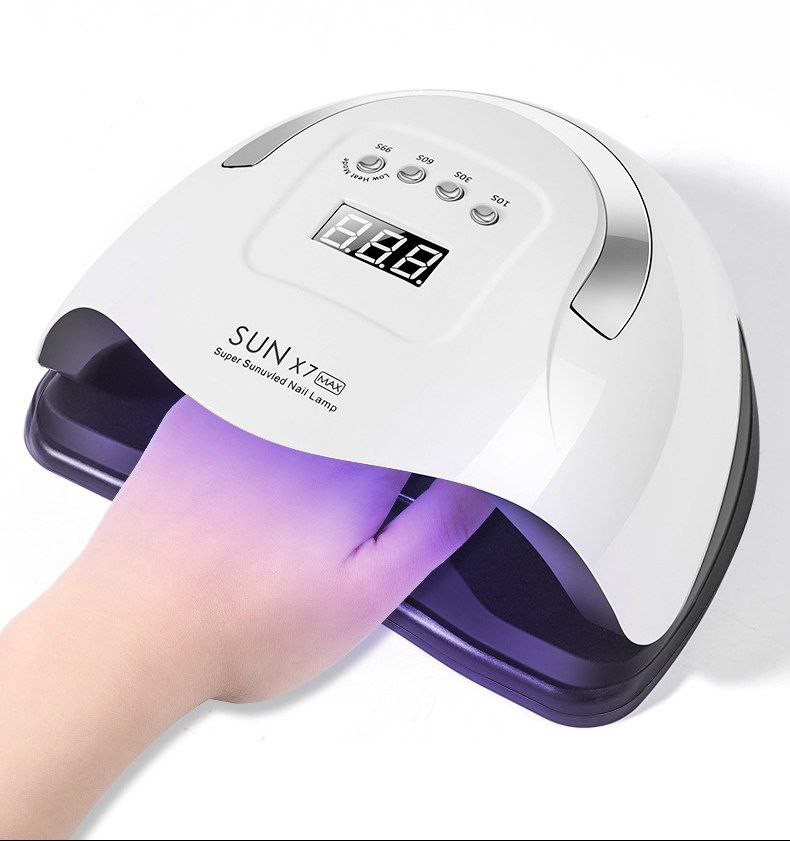 Nouvelle lampe à ongles transfrontalière 220 W SUNX7MAX machine de photothérapie lampe de cuisson à ongles à induction haute puissance machine à ongles intelligente