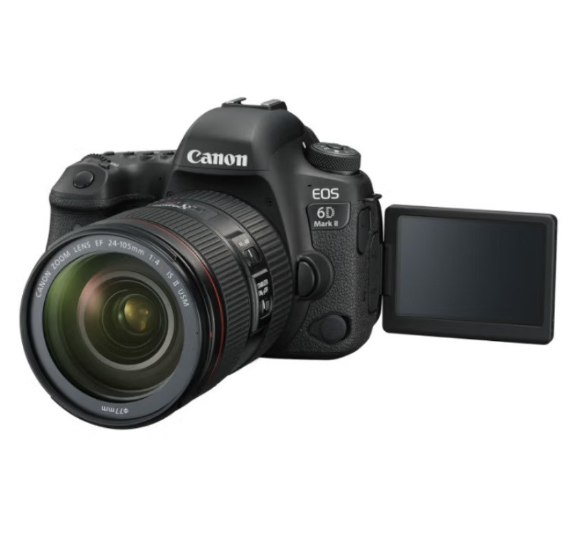 Appareil photo camera reflex plein format Canon EOS 6D Mark II 6D2, ensemble d'objectifs standard de classe L 24-105 tout neuf dans son emballage d'origine