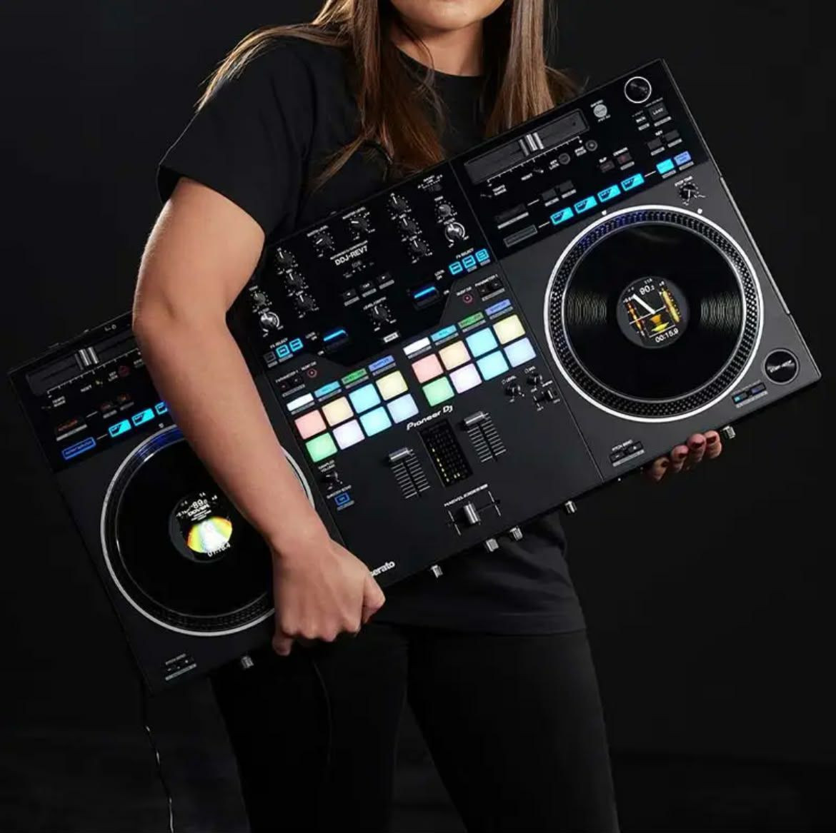 Pioneer Ensemble platine vinyle tout-en-un contrôleur DJ DDJ-REV7 - kit complet